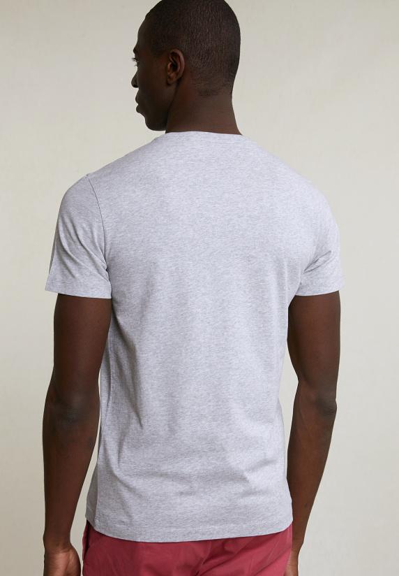 River Woods Normal Fit Basic T-shirt Korte Mouwen Oyster Mix