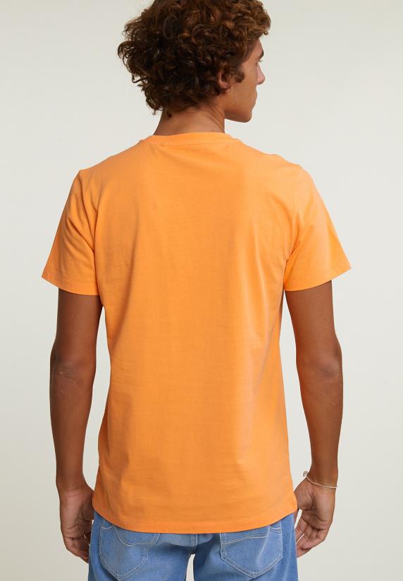 River Woods Normal Fit Basic T-shirt Korte Mouwen Peach