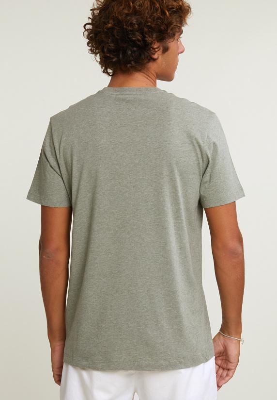 River Woods Normal Fit Basic T-shirt Korte Mouwen Safari Mix