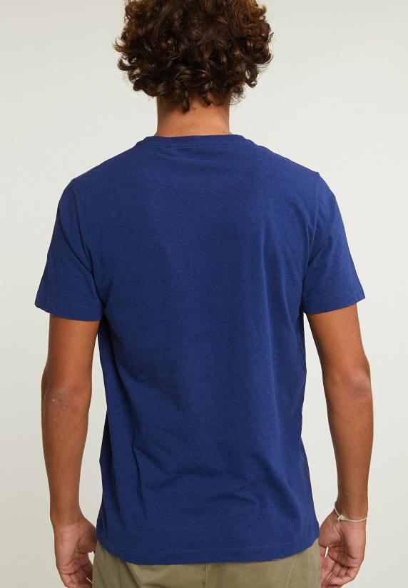 River Woods Normal Fit Basic T-shirt Korte Mouwen Saphire Mix