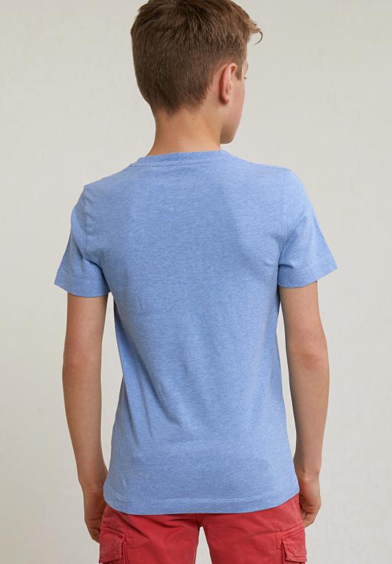 River Woods Normal Fit Basic T-shirt Korte Mouwen Seashore Mix