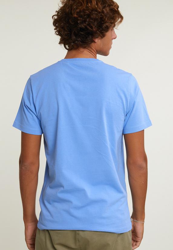 River Woods Normal Fit Basic T-shirt Korte Mouwen Sky
