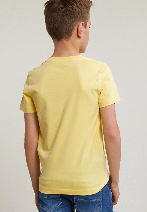 River Woods Normal Fit Basic T-shirt Korte Mouwen Sun Flower