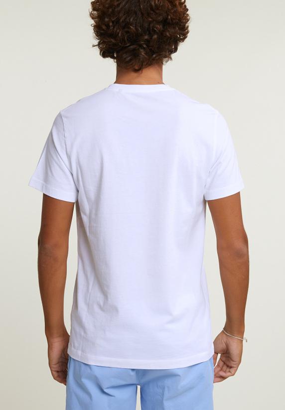 River Woods Normal Fit Basic T-shirt Korte Mouwen White