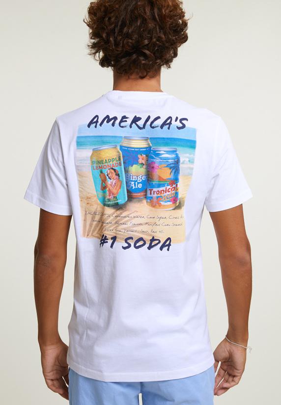 River Woods Normal Fit Basic T-shirt Korte Mouwen Wit