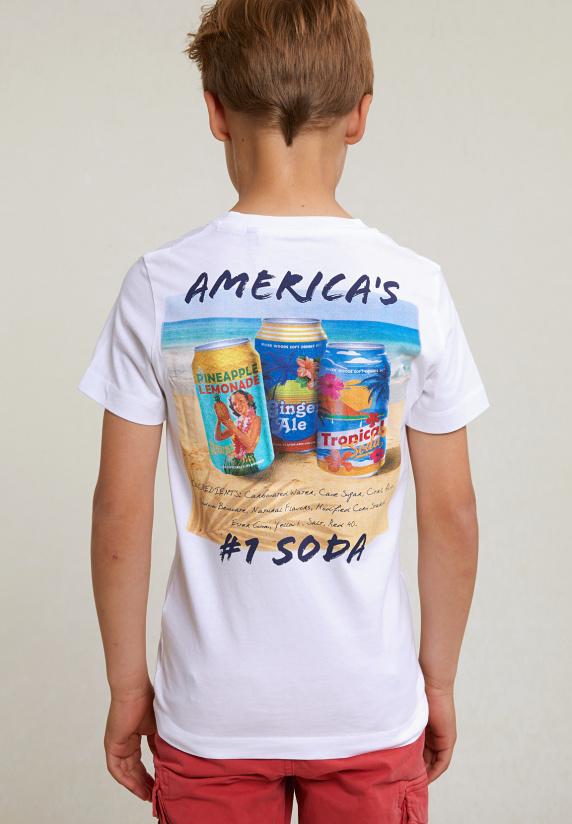 River Woods Normal Fit Basic T-shirt Korte Mouwen Wit