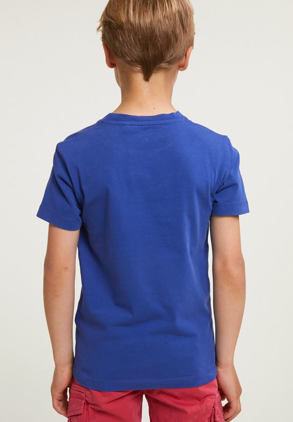 River Woods Normal Fit Basic T-shirt Korte Mouwen Yale Blue