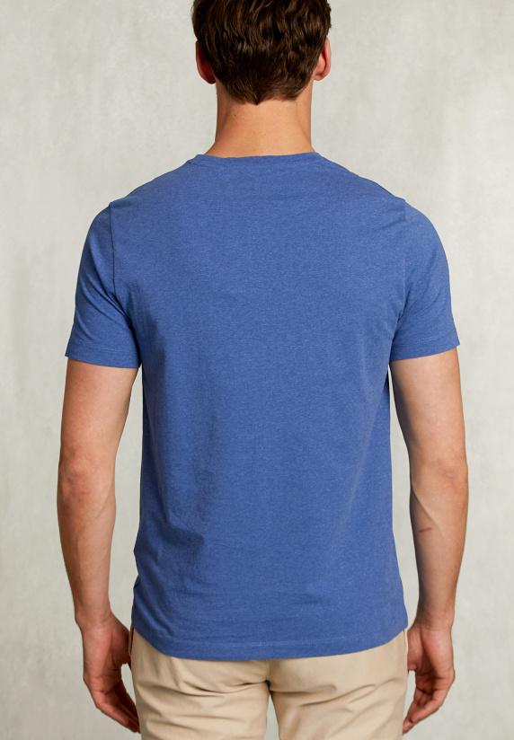 River Woods Normal Fit Basic T-shirt Wallstreet Mix