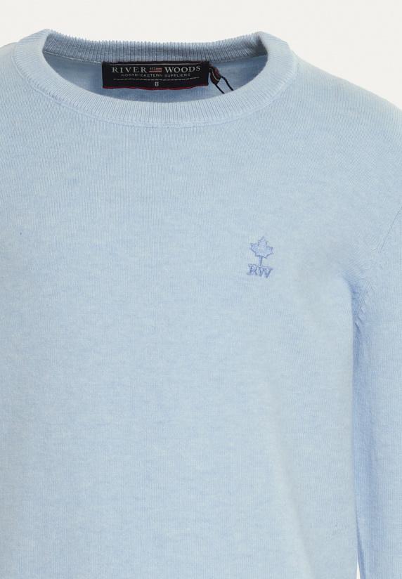 River Woods Normal Fit Basic Trui Ronde Hals Baby Mix