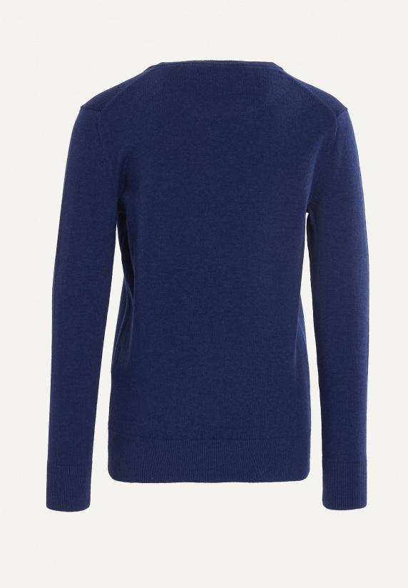 River Woods Normal Fit Basic Trui Ronde Hals Twilight Mix