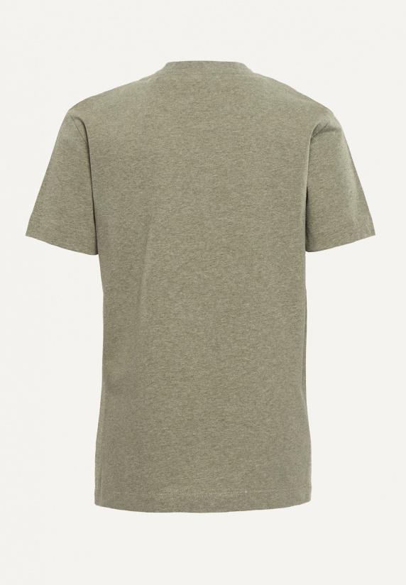 River Woods Normal Fit Katoenen Fantasie T-shirt Jade Mix