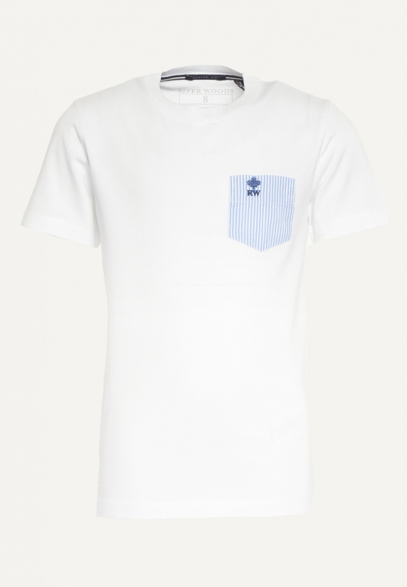 river woods Normal fit katoenen fantasie T-shirt wit