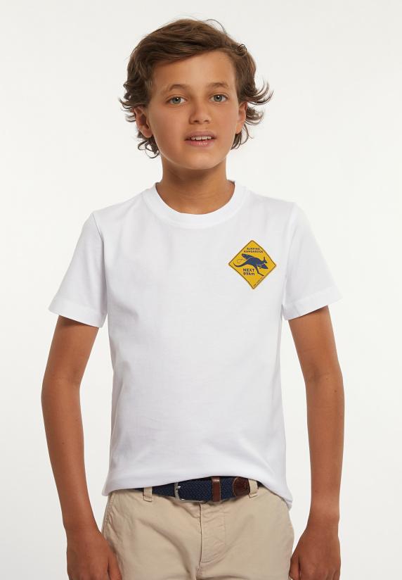 river woods Normal fit katoenen fantasie T-shirt wit