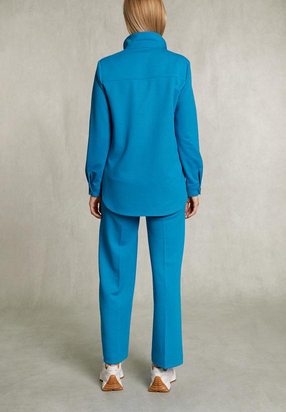 River Woods Petrol Oversized Milano Overhemd 2 Zakken