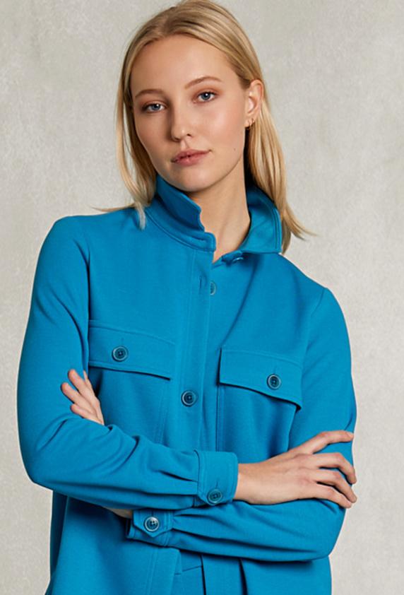 River Woods Petrol Oversized Milano Overhemd 2 Zakken