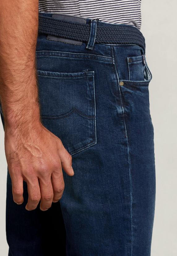 River Woods Regular Fit Basic 5-pocket Jeansbroek Dark Stone