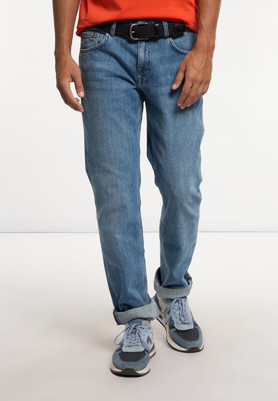 river woods Regular fit basic jeansbroek 5-zakken lt stone