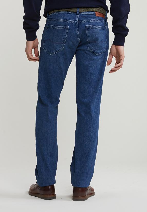 River Woods Regular Fit Basic Stretch Jeans 5-zakken Light Stone