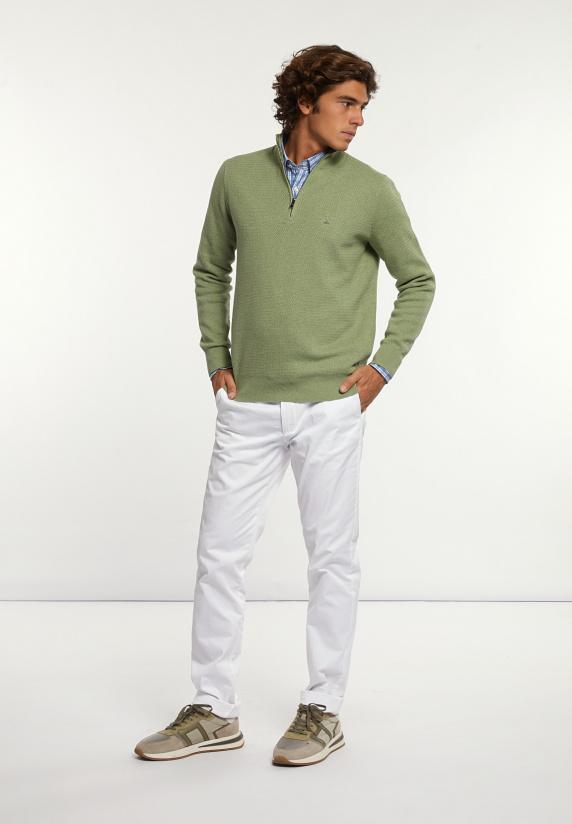 River Woods Regular Fit Katoenen Geruit Hemd Blauw/groen