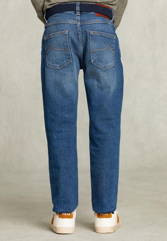 River Woods Baggy Jeansbroek 5-zakken Stone