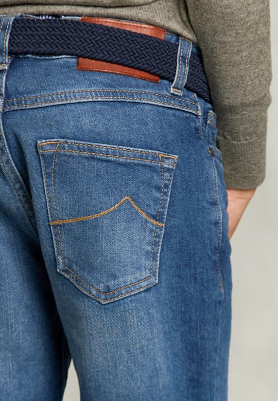 River Woods Baggy Jeansbroek 5-zakken Stone