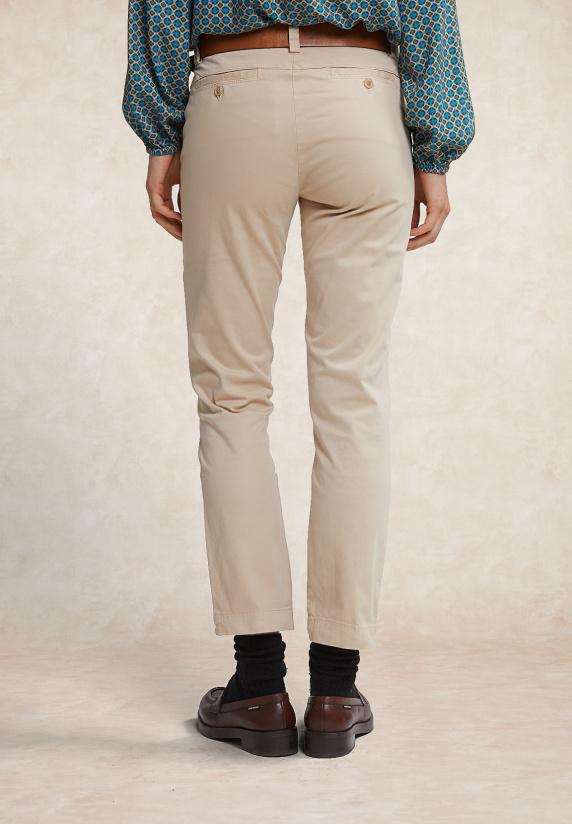 River Woods Basic Chinobroek Beige