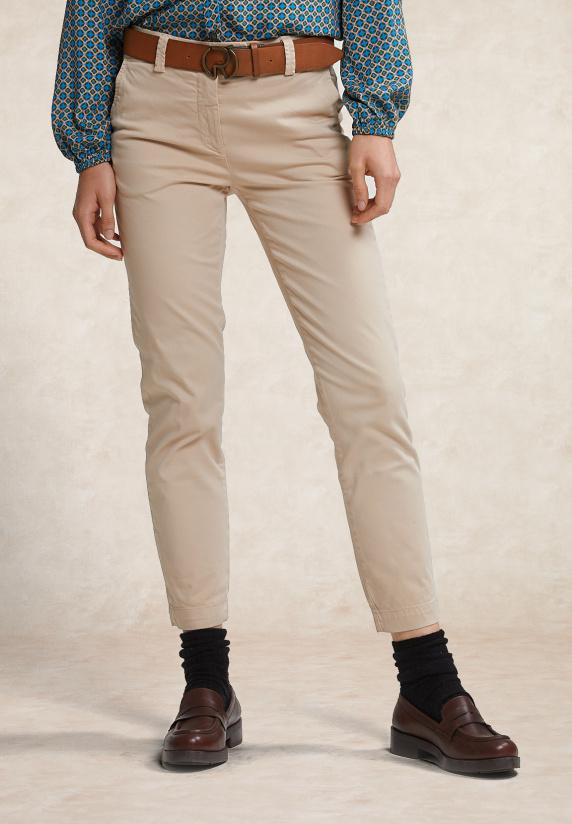 River Woods Basic Chinobroek Beige