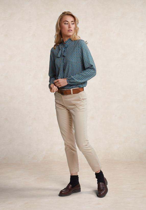 River Woods Basic Chinobroek Beige