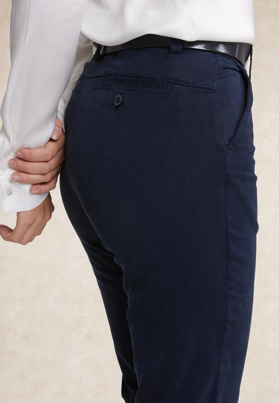 River Woods Basic Chinobroek Navy