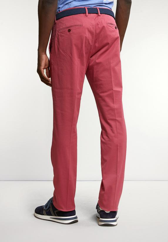 River Woods Basic Chinobroek Stretch Currant