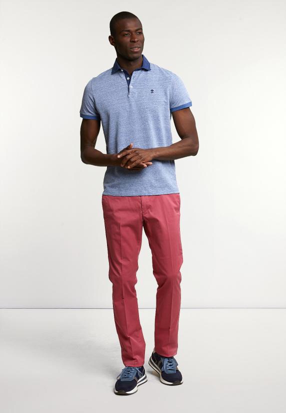 River Woods Basic Chinobroek Stretch Currant