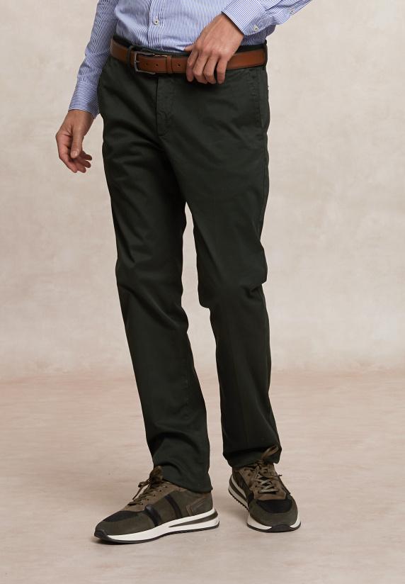 River Woods Basic Chinobroek Stretch Cypress