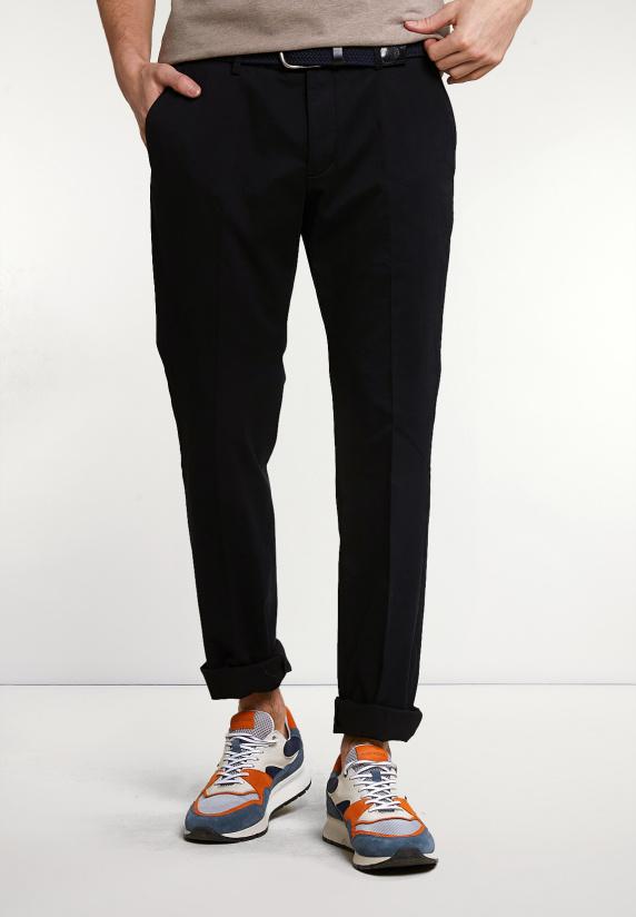 river woods Basic chinobroek stretch navy