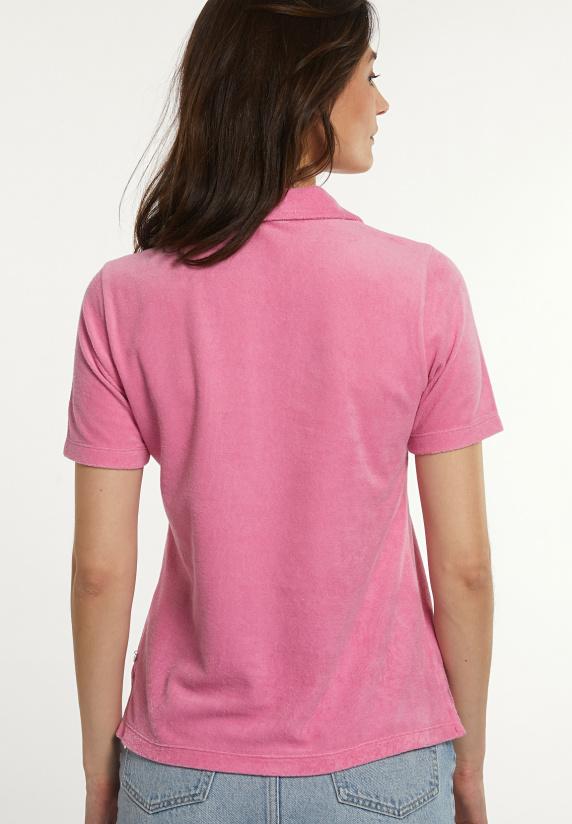 River Woods Basic éponge Polo Korte Mouwen Roze