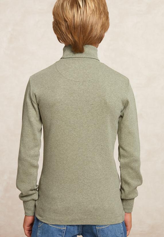 River Woods Basic Rolkraag T-shirt Eden Mix