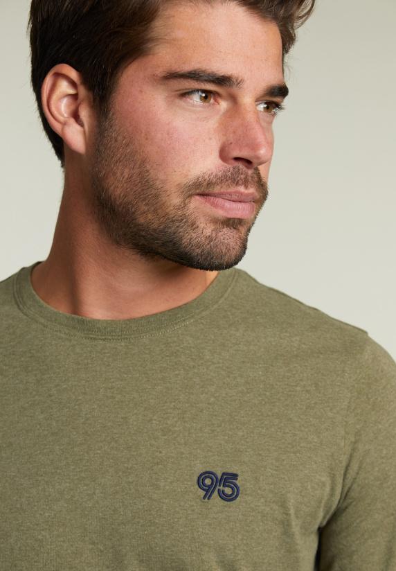 River Woods Basic Slim Fit T-shirt Cottage Mix