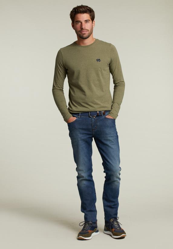 River Woods Basic Slim Fit T-shirt Cottage Mix