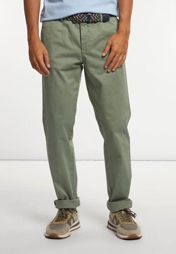 river woods Basic stretch chinobroek moss