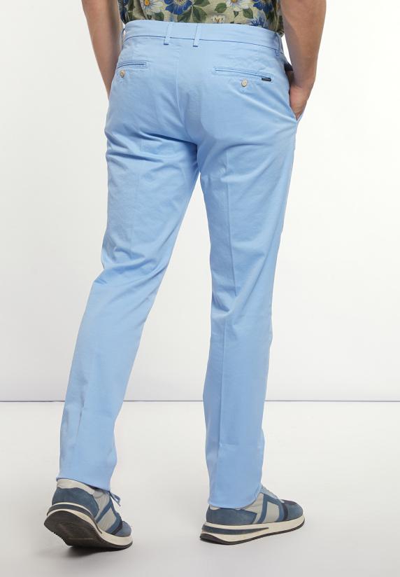 River Woods Basic Stretch Chinobroek Porcelaine