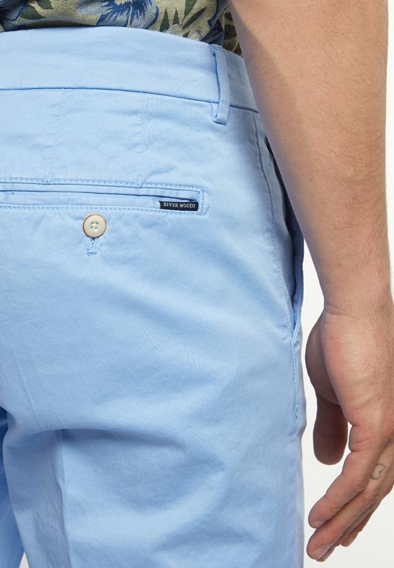 River Woods Basic Stretch Chinobroek Porcelaine