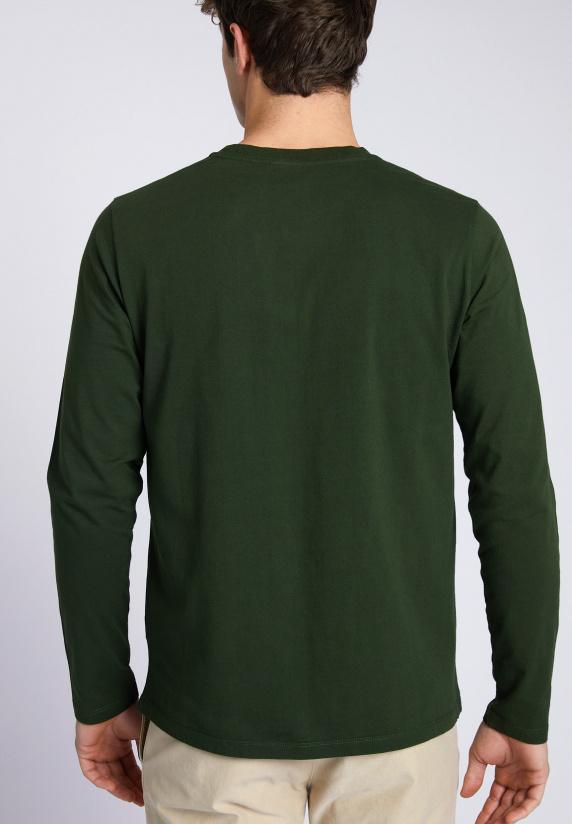 River Woods Basic T-shirt Met Ronde Hals In Groen