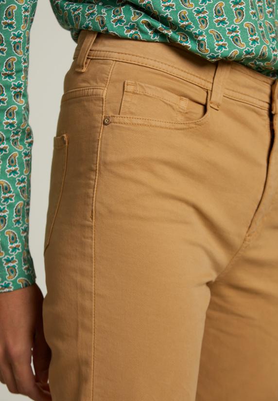 River Woods Beige Lange Broek 5-zakken