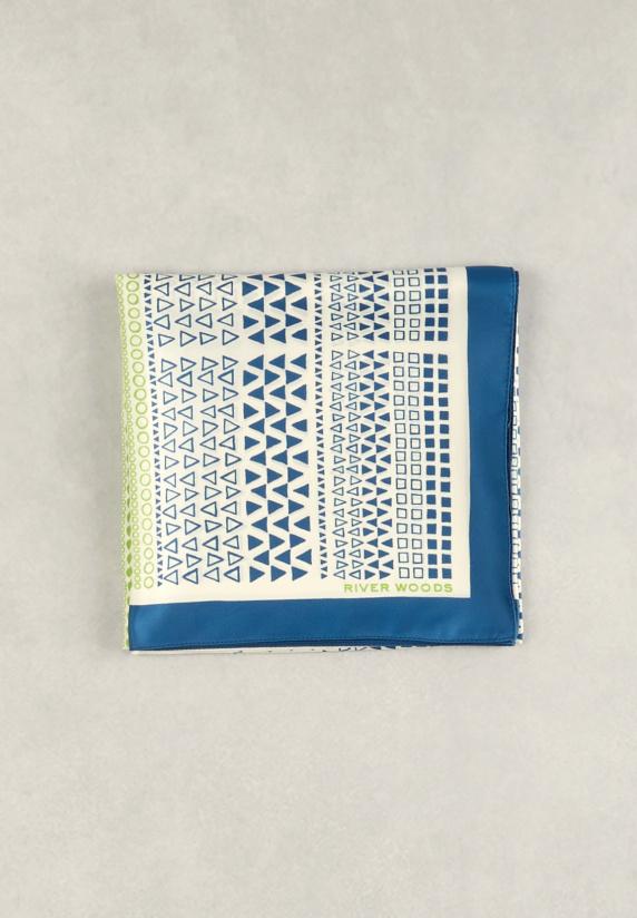 river woods Blauw/groene fantasiesjaal