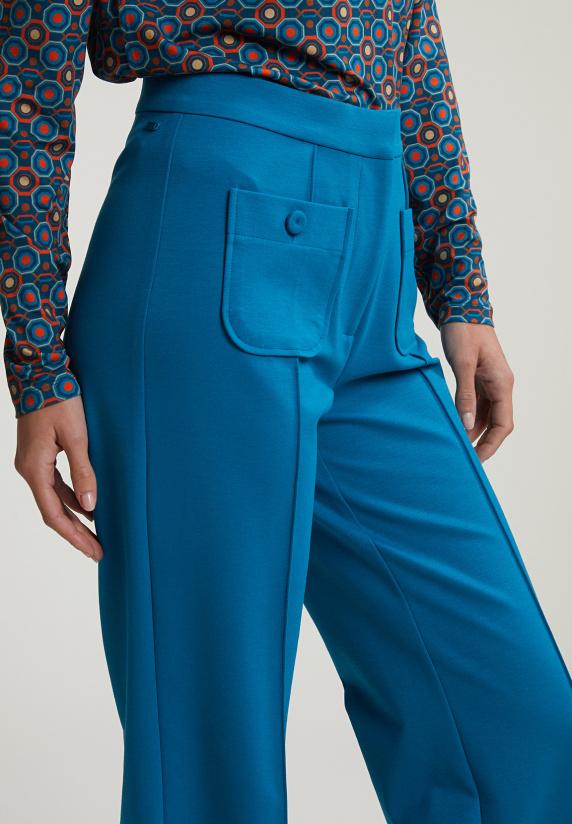 River Woods Blauwe Broek 2 Opgestikte Zakken