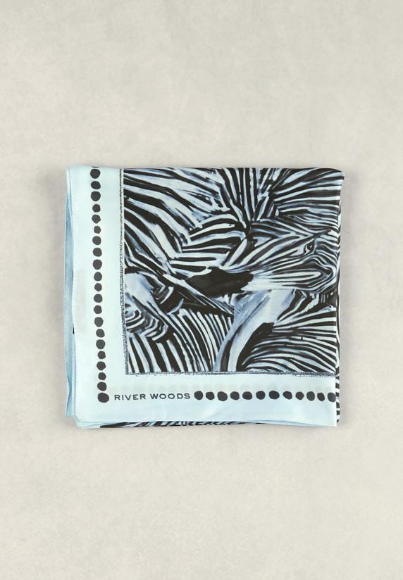 River Woods Blauwe Fantasiesjaal