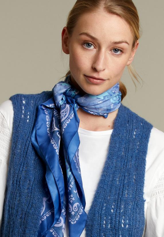 River Woods Blauwe Gilet Zonder Mouwen