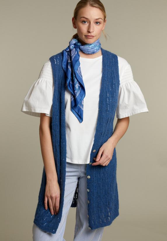 river woods Blauwe gilet zonder mouwen