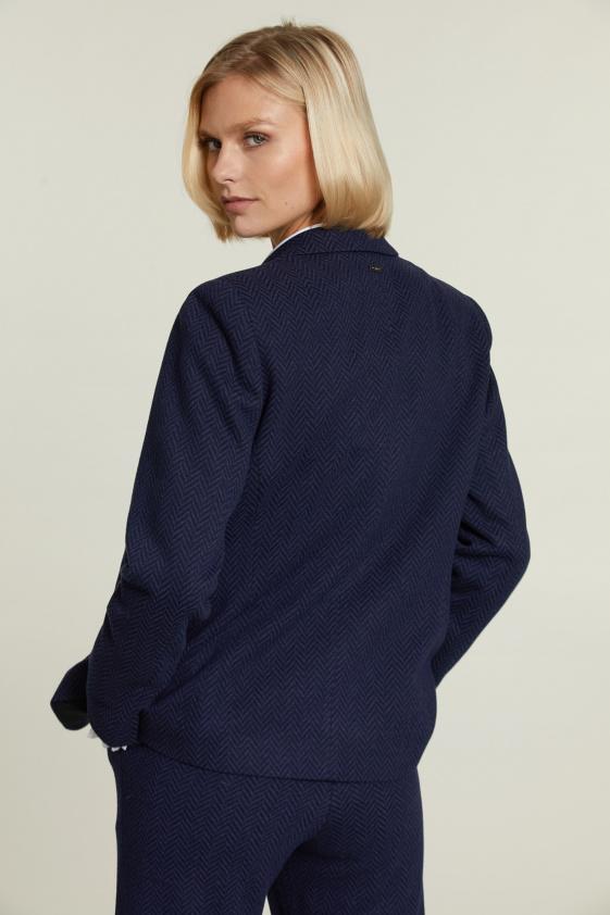 River Woods Blauwe Klassieke Blazer