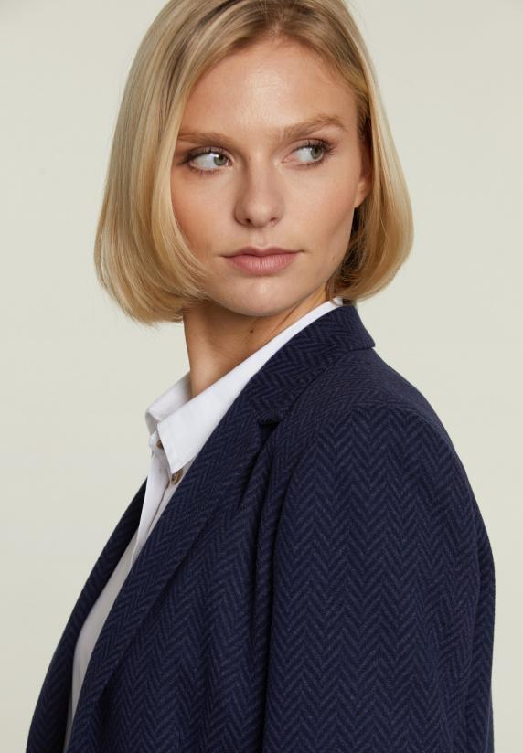 River Woods Blauwe Klassieke Blazer