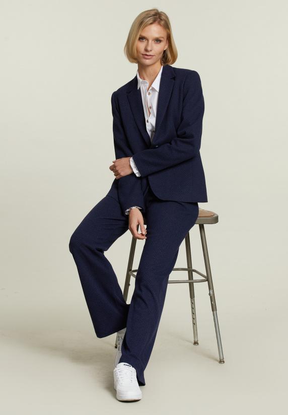 River Woods Blauwe Klassieke Blazer